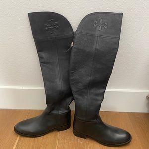 NEW Tory Burch Knee High Boots Black